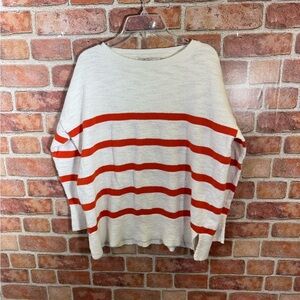 LOFT Textured Cream Sweater szL